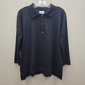 Tuckernuck Black Polo Top